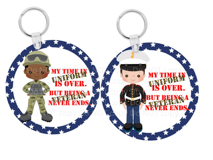 Military, Veterans Day, Men, Digital, PNG, Download, Ornament, Sublimation, Coaster, Round, Badge Reel, Keyring