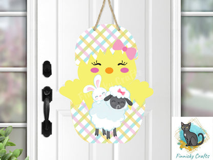 Chick in Egg, Easter, Dragon, Cute, PNG, Design, Digital, Download, Sublimation, Door Hanger, Decoration, Gift, Badge Reel, GG Sub.