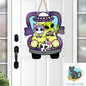 Aliens Truck Sublimation Design - Earrings, Bag, Door Sign - T-shirt Design - Digital Download