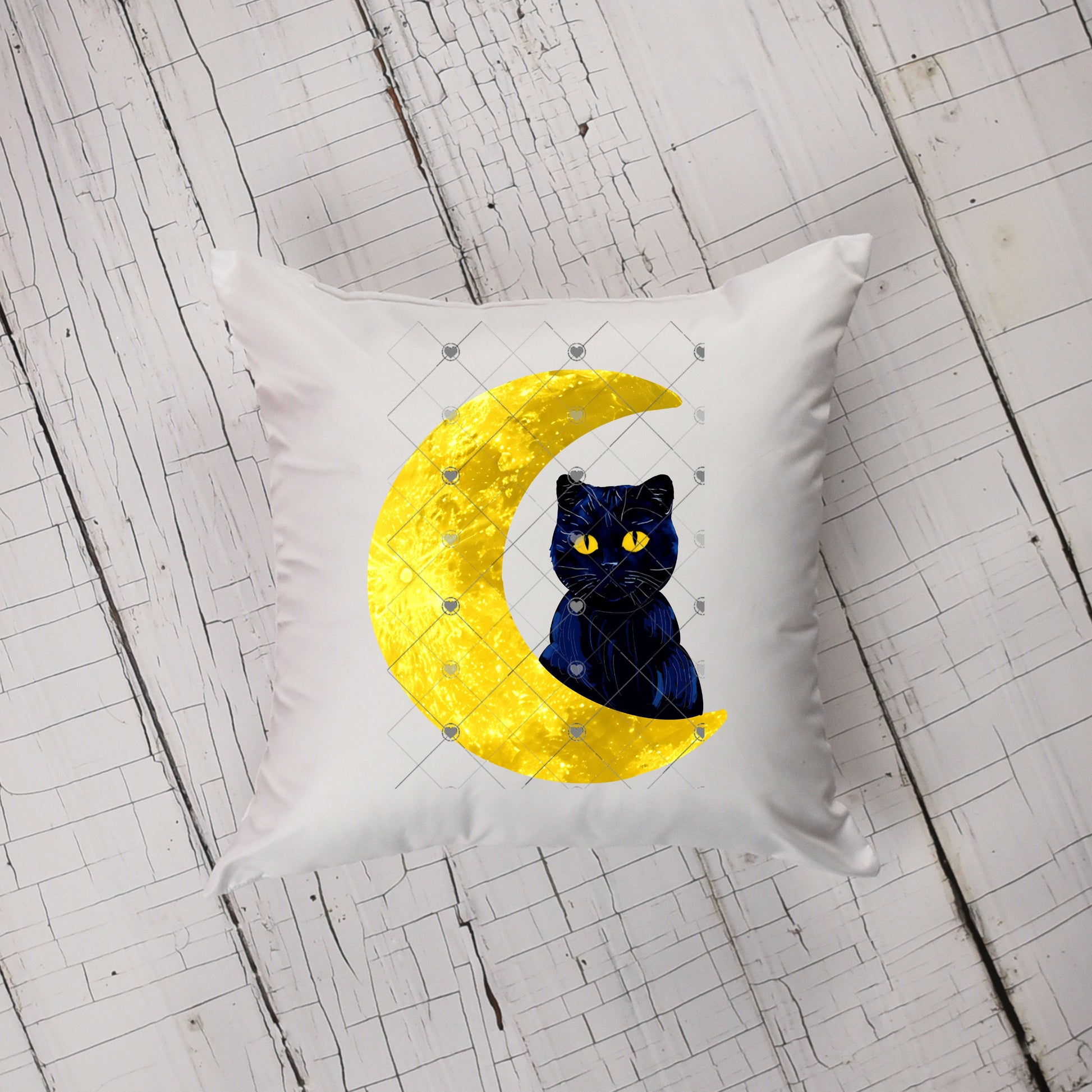 Moon Cat - Digital Design- Earrings - Signs - Design - PNG - T-shirts - Pillows