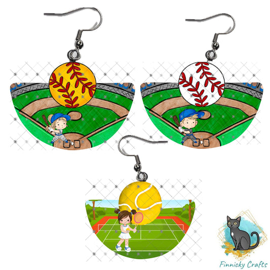 Boho Rounded Bundle, Baseball, Softball, Tennis, Sports, Sublimation, Digital, PNG, Design, Download