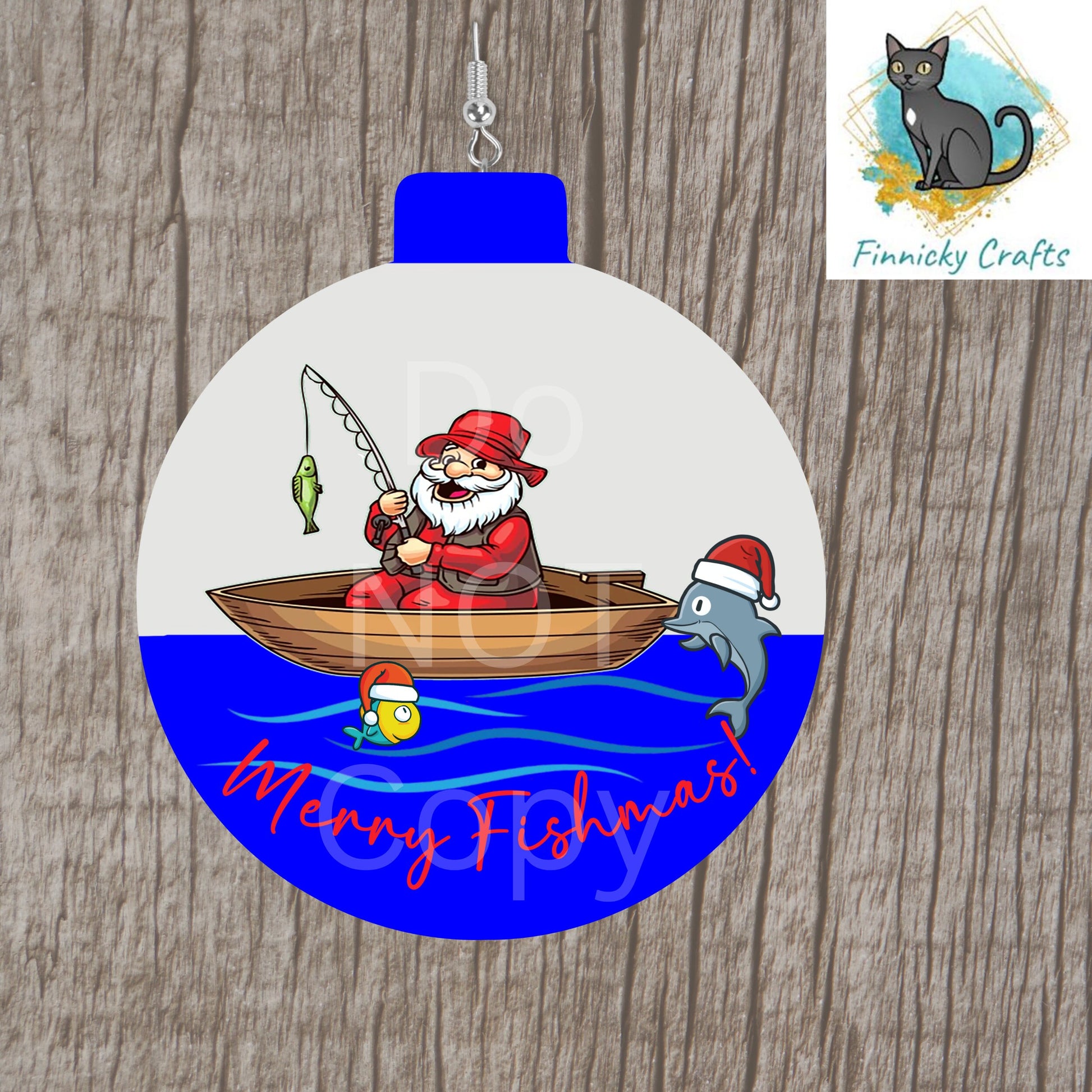 Bobber bundle , Santa, fishmas,Reindeer,Christmas, Digital, PNG, Download, Ornament, Sublimation, Christmas,Badge Reel, earrings