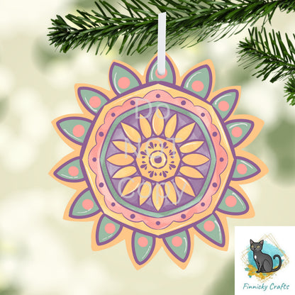 Sunflower Shape Earrings, PNG File For Sublimation Design, Digital Download, Sign, Bag Charm, Badge Reel, Suncatcher, Night Light