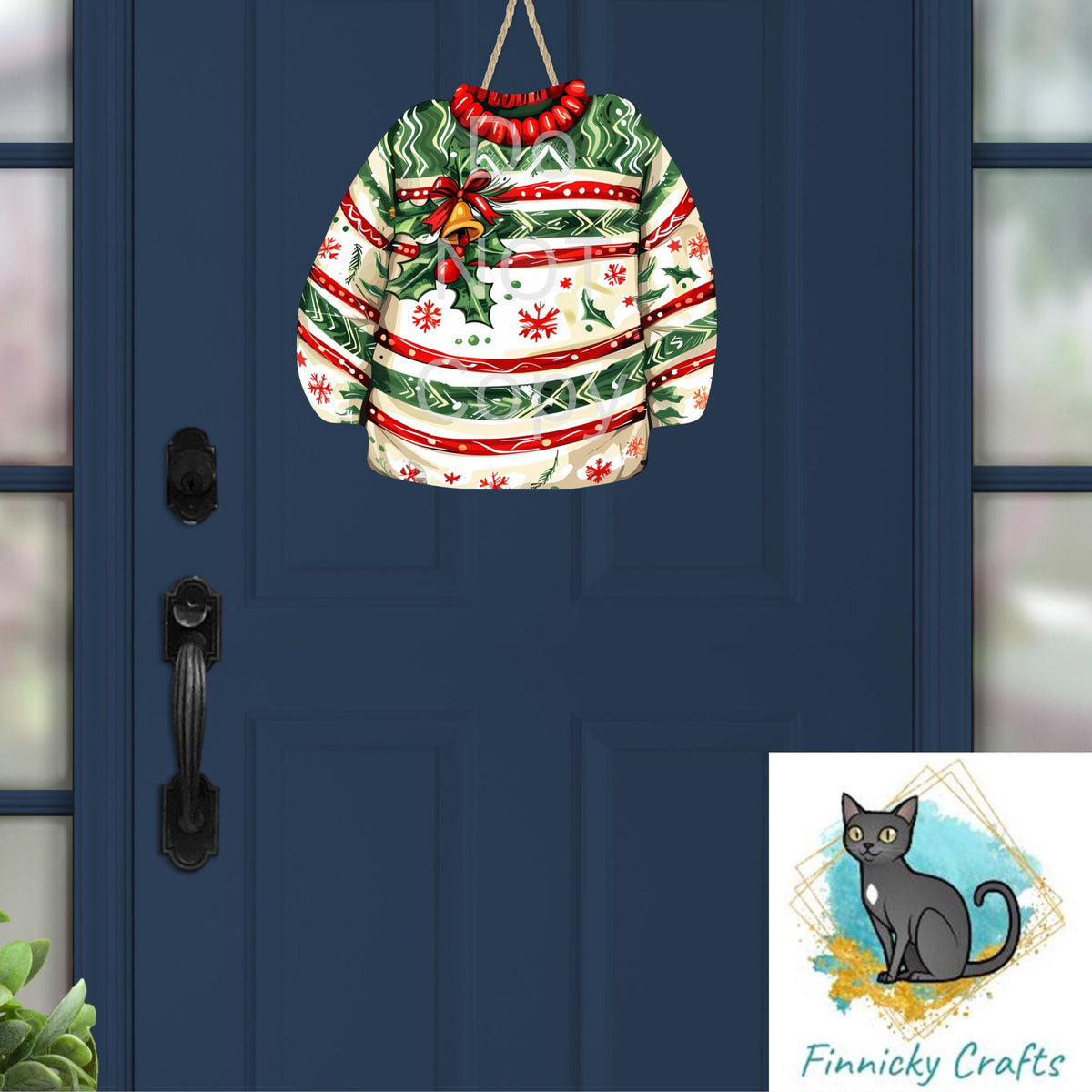 Sweater Blank Design - Winter Ornament, Ugly Christmas Sweater, Nightlight, Sublimation, Digital, PNG, Design, Download, MDF, Acrylic, DTF