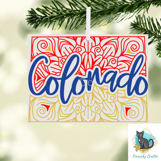 Colorado State Shape, Rocky Mountains, Sublimation, PNG, Digital Download, Decor, Ornament, Suncatcher, Earrings