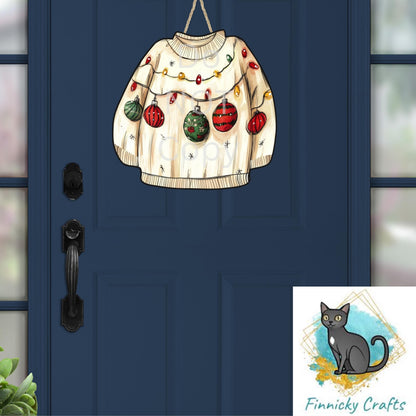 Sweater Blank Design - Winter Ornament, Ugly Christmas Sweater, Nightlight, Sublimation, Digital, PNG, Design, Download, MDF, Acrylic, DTF