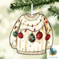 Sweater Blank Design - Winter Ornament, Ugly Christmas Sweater, Nightlight, Sublimation, Digital, PNG, Design, Download, MDF, Acrylic, DTF
