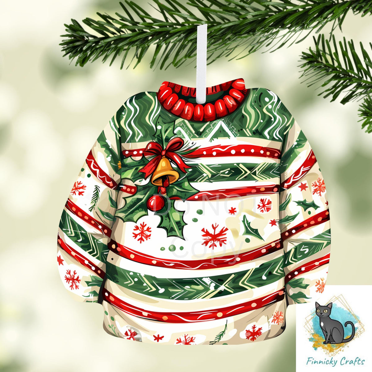 Sweater Blank Design - Winter Ornament, Ugly Christmas Sweater, Nightlight, Sublimation, Digital, PNG, Design, Download, MDF, Acrylic, DTF