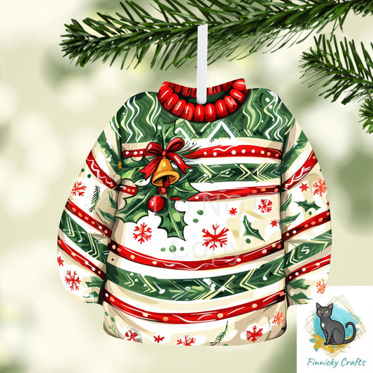 Sweater Blank Design - Winter Ornament, Ugly Christmas Sweater, Nightlight, Sublimation, Digital, PNG, Design, Download, MDF, Acrylic, DTF