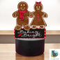 Gingerbread Couple, Gingerbread Man, Gingerbread Girl Digital, PNG, Design, Download, Light Base Decor, Baking Spirits Bright