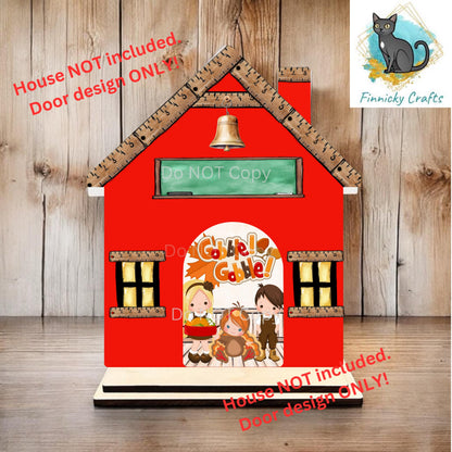 Add-on Door for Interchangeable School Sign, Sublimation, Digital, PNG, Design, Download, Thanksgiving
