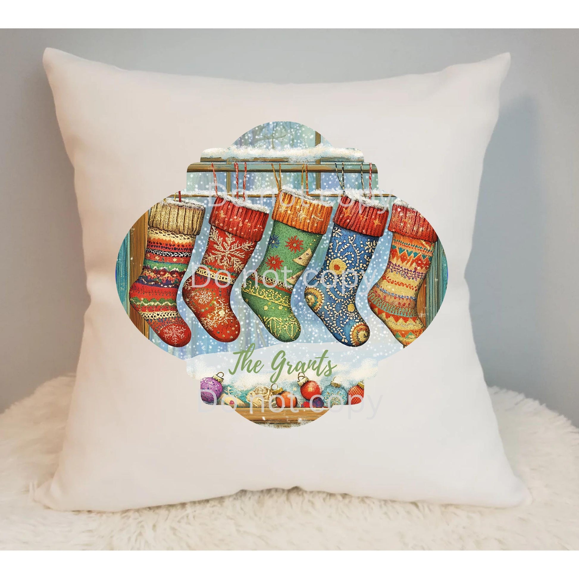 Christmas Stockings, Fancy Bulb Shape PNG, Digital Download for Sublimation, Door Sign, Earrings, Ornament, Badge Reel, Keyring, Night Light