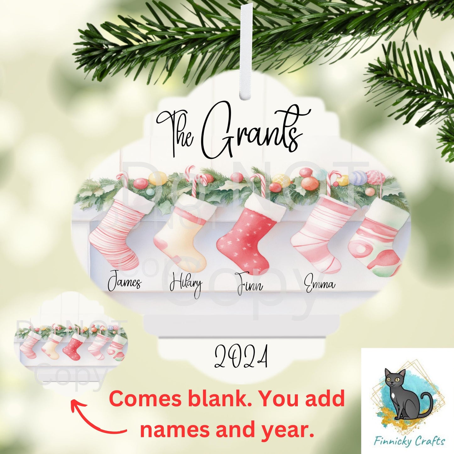 Christmas Stockings, Fancy Bulb Shape PNG, Digital Download for Sublimation, Door Sign, Earrings, Ornament, Badge Reel, Keyring, Night Light