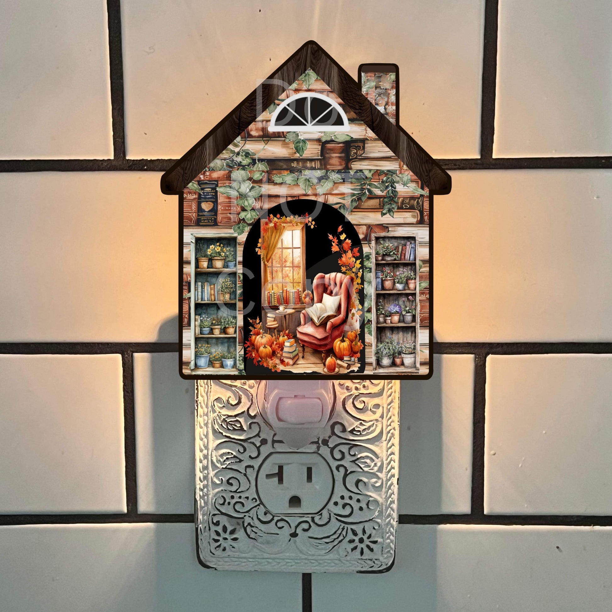 House of Books Ornament Designs – Seasonal PNG Digital Download
