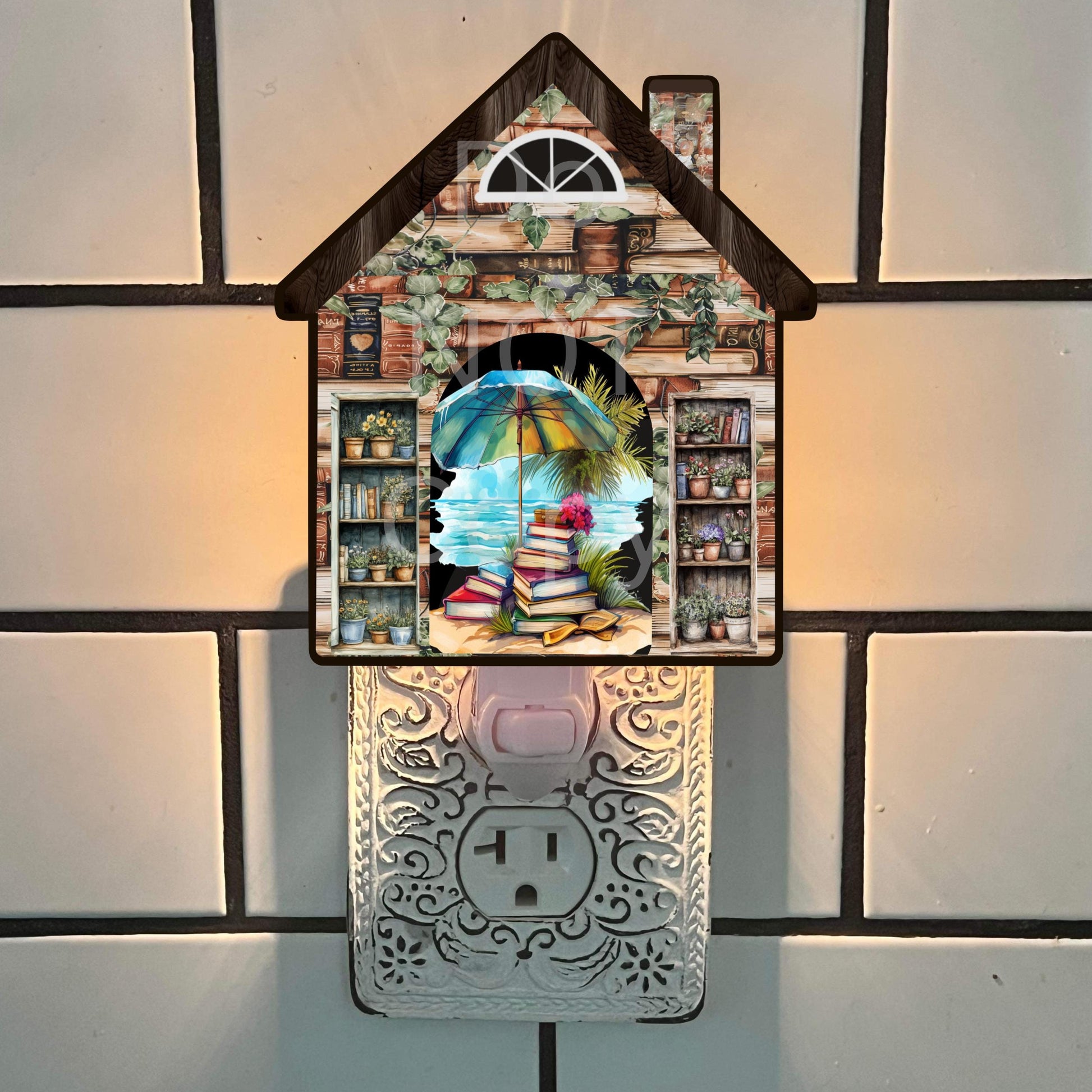 House of Books Ornament Designs – Seasonal PNG Digital Download