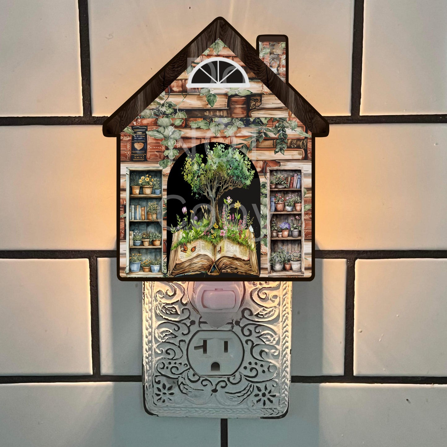 House of Books Ornament Designs – Seasonal PNG Digital Download