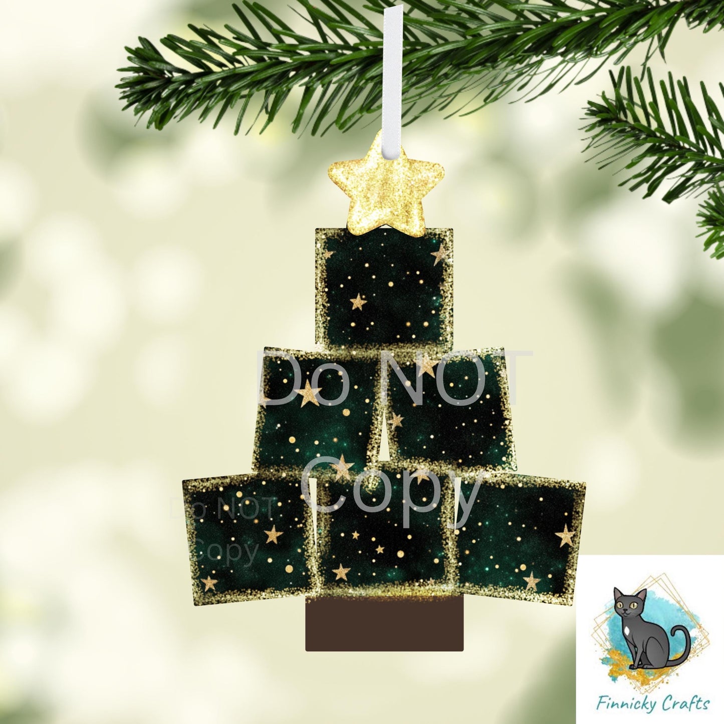 Customize picture tree Design, Sublimation Decorations, Ornaments, Decorations, earrings, key ring, night light