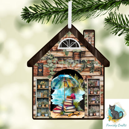 House of Books Ornament Designs – Seasonal PNG Digital Download