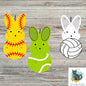 Bunny, Sports, Easter, Sublimation, Digital, PNG Design, Download for Earrings, Wall Decor, Door Hanger, Keychain