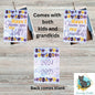 Mom Grandma Brag Book - Portable Photo Album, Sublimation Design Png Template - Gift