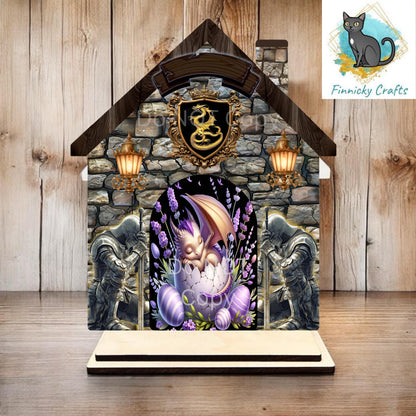 Add-on Door Dragon for Interchangeable Castle Sign, Sublimation, Digital, PNG, Design, Download, Easter