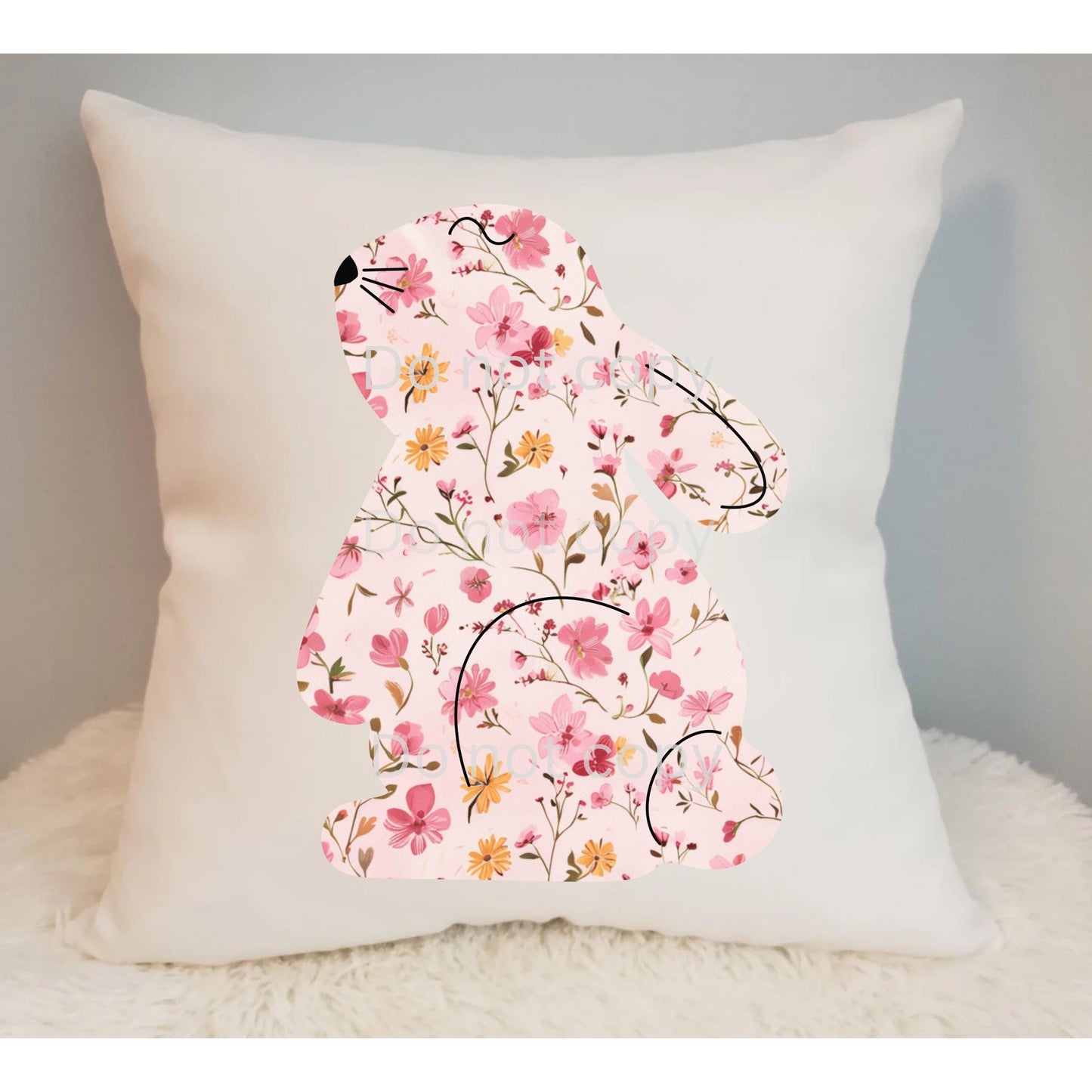 Bunny, Easter, Flowers, Sublimation, Digital, PNG Design, Download for Earrings, Wall Decor, Door Hanger, Earrings