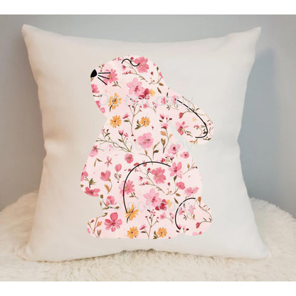 Bunny, Easter, Flowers, Sublimation, Digital, PNG Design, Download for Earrings, Wall Decor, Door Hanger, Earrings