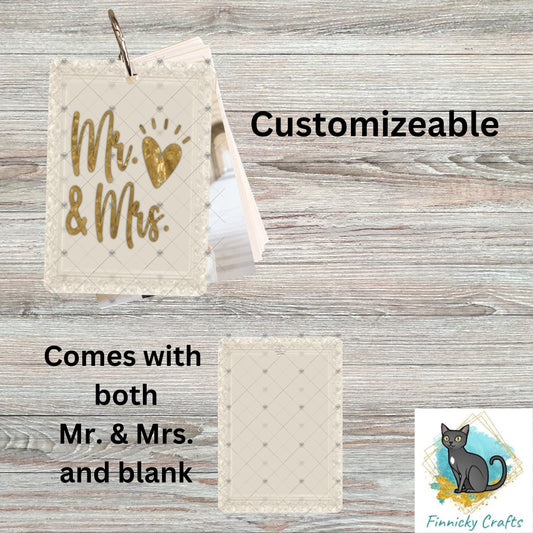 Customizeable Wedding Brag Book - Portable Photo Album, Sublimation Design Png Template - Gift