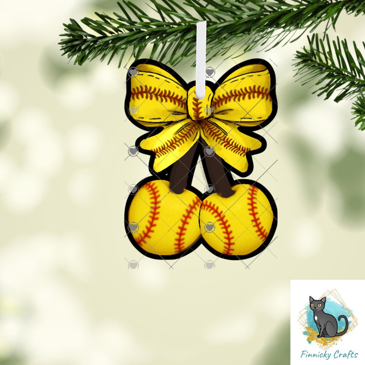 Baseball, Softball, Cherries, Cute, PNG, Design, Digital, Download, Sublimation, Door Hanger, Decoration, Earrings, Ornament