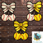 Baseball, Softball, Cherries, Cute, PNG, Design, Digital, Download, Sublimation, Door Hanger, Decoration, Earrings, Ornament