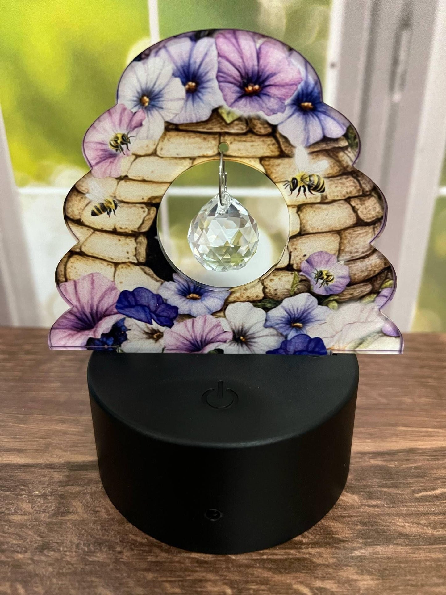 Beehive Purple Pansy Light Base, Sublimation, Digital, PNG Design