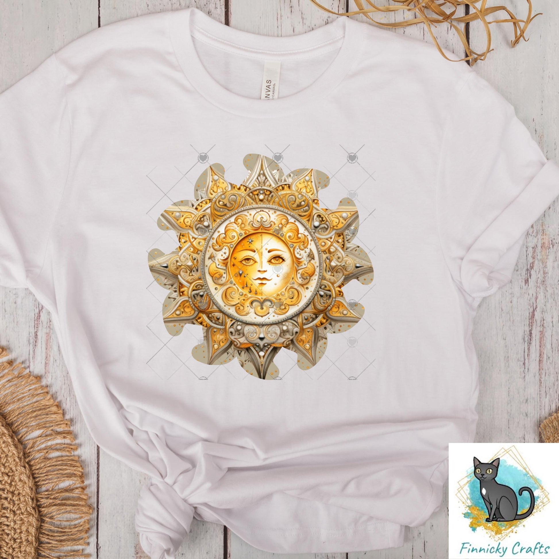 Sun Earrings Sublimation Design Bundle, Celestial PNG (Digital Download)
