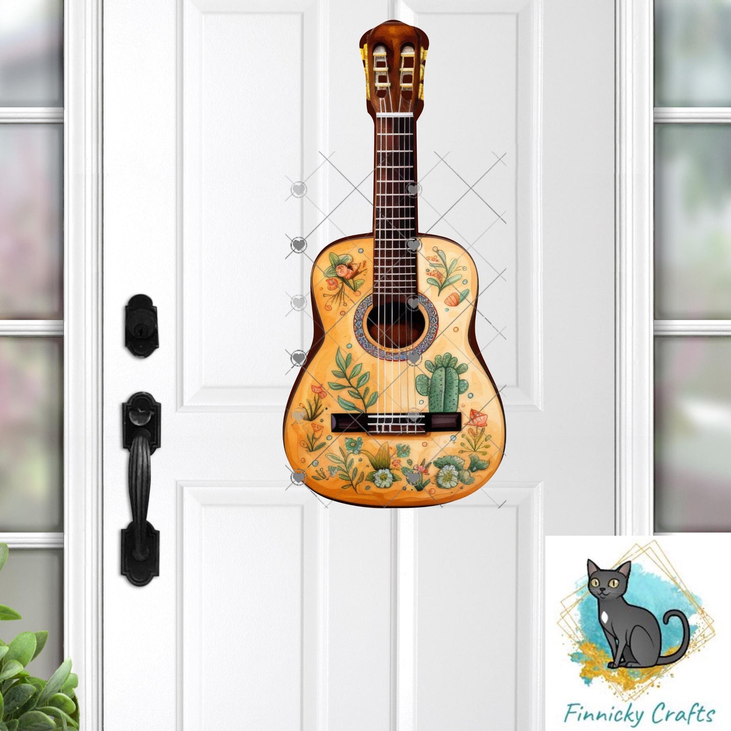 3-piece guitar Bundle, Sublimation, Digital, PNG Design, Download for Earrings, signs, ornament, beach bag