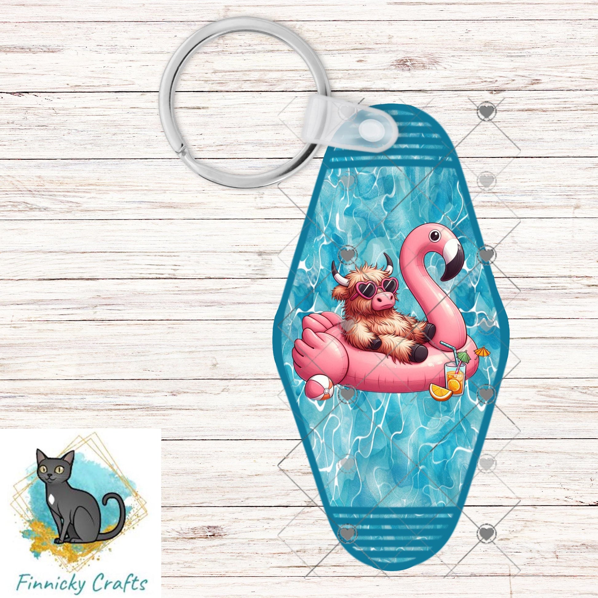 Motel Pool Key, Sublimation, Digital, PNG Design, Download for Keychain