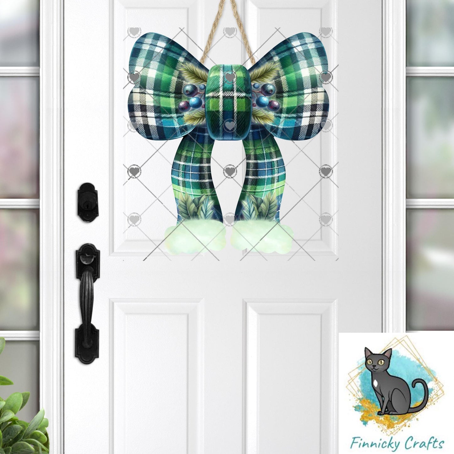 Christmas Bow Shape PNG - Sublimation Digital Designs - Ornament, Night Light, Shirt
