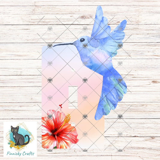 Hummingbird Light Switch, Sublimation, Decor, Sublimation, Digital, PNG, Design