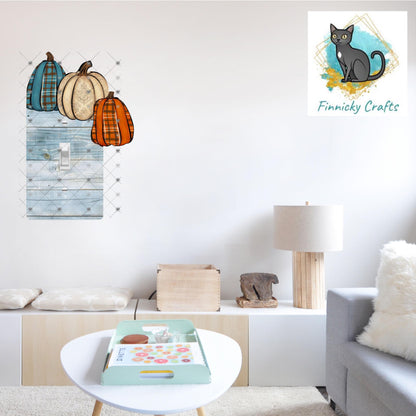 Fall/Autumn Pumpkins, Pumpkin, Light Switch Sublimation, Digital, PNG, Download.