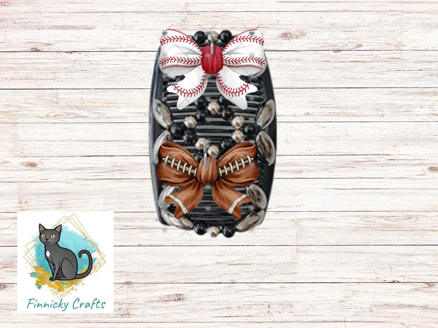 Baseball, Football, Sports, stretchy hair clip, sublimation, Digital Design png, Earrings, bows