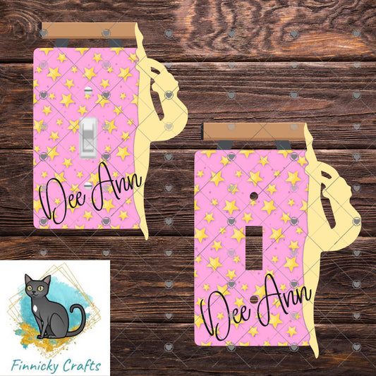 Gymnastics Light Switch, Sublimation Light Switch, Decor, Sublimation, Digital, PNG, Design, Personalization