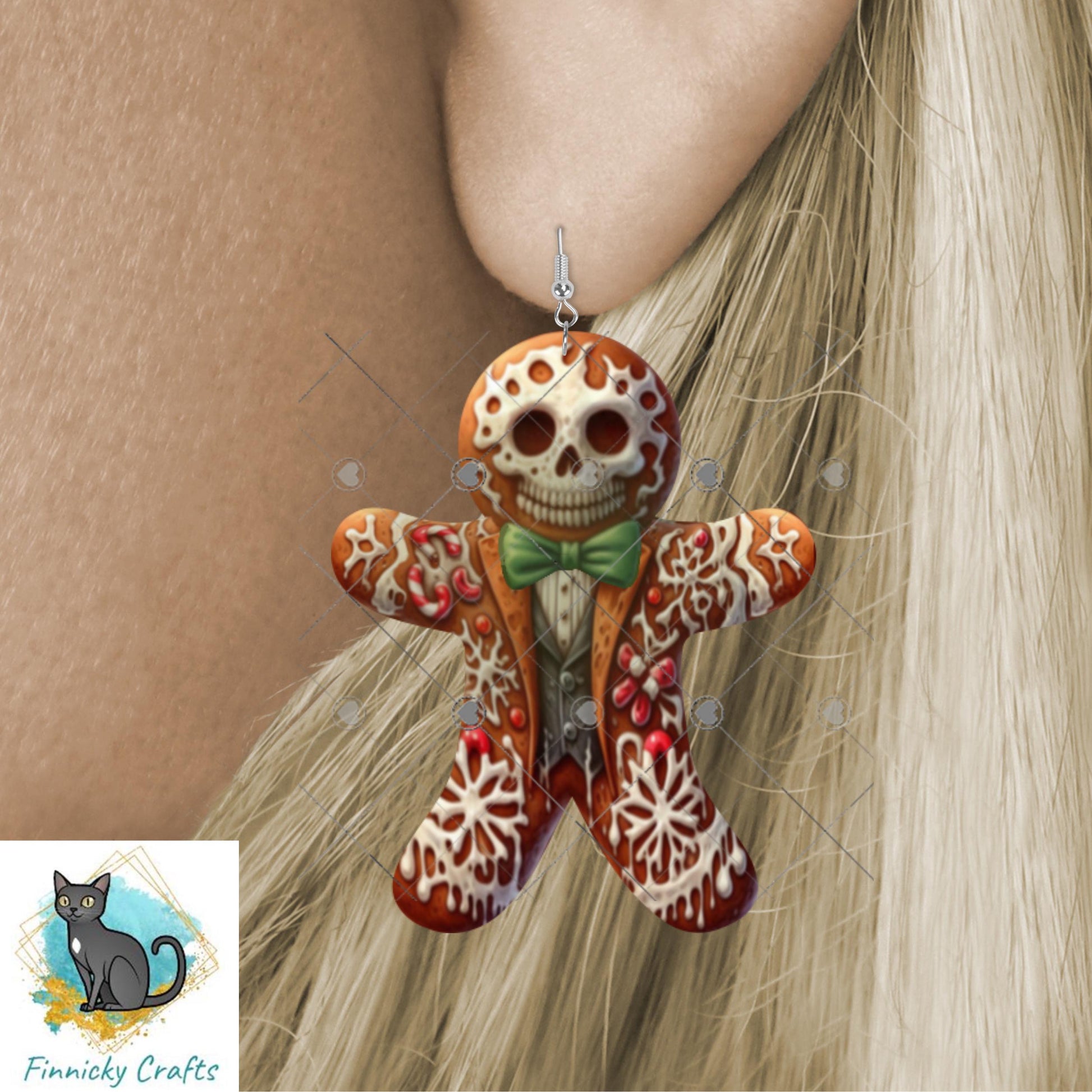 Gingerbread Men Bundle Digital Download- Earrings, Keyrings, Ornaments, Decorations