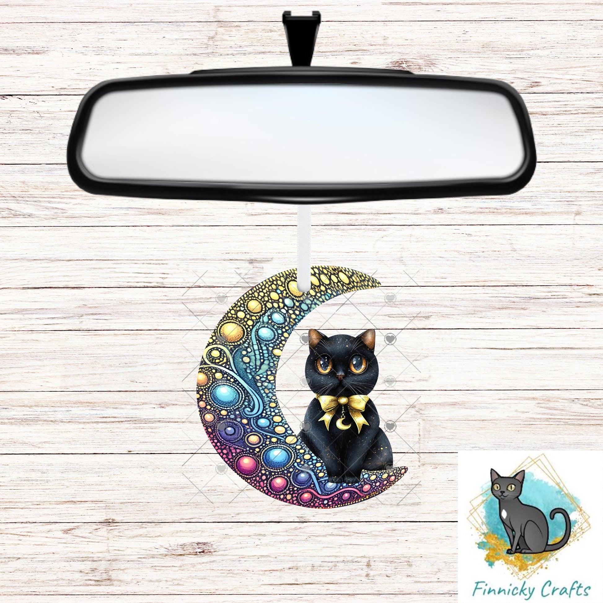 Moon Cat - Digital Design- Earrings - Signs - Design - PNG - T-shirts - Pillows