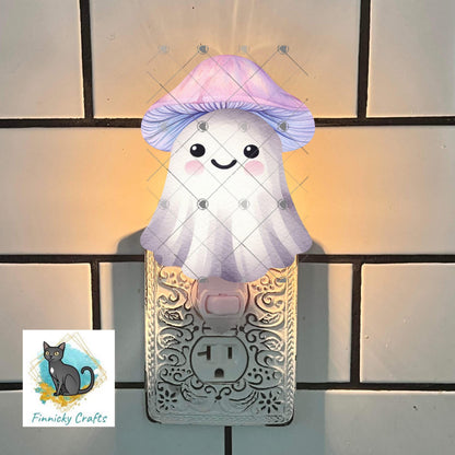 Dirty Bags Ghost Mushrooms Bundle Sublimation, Digital, PNG, Design, Download, Earrings, Night Light, Sign