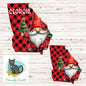 Customizable Georgia State Shape, Christmas, Gnome, Sublimation, PNG, Digital Download, Door Hanger, Ornament, DTF