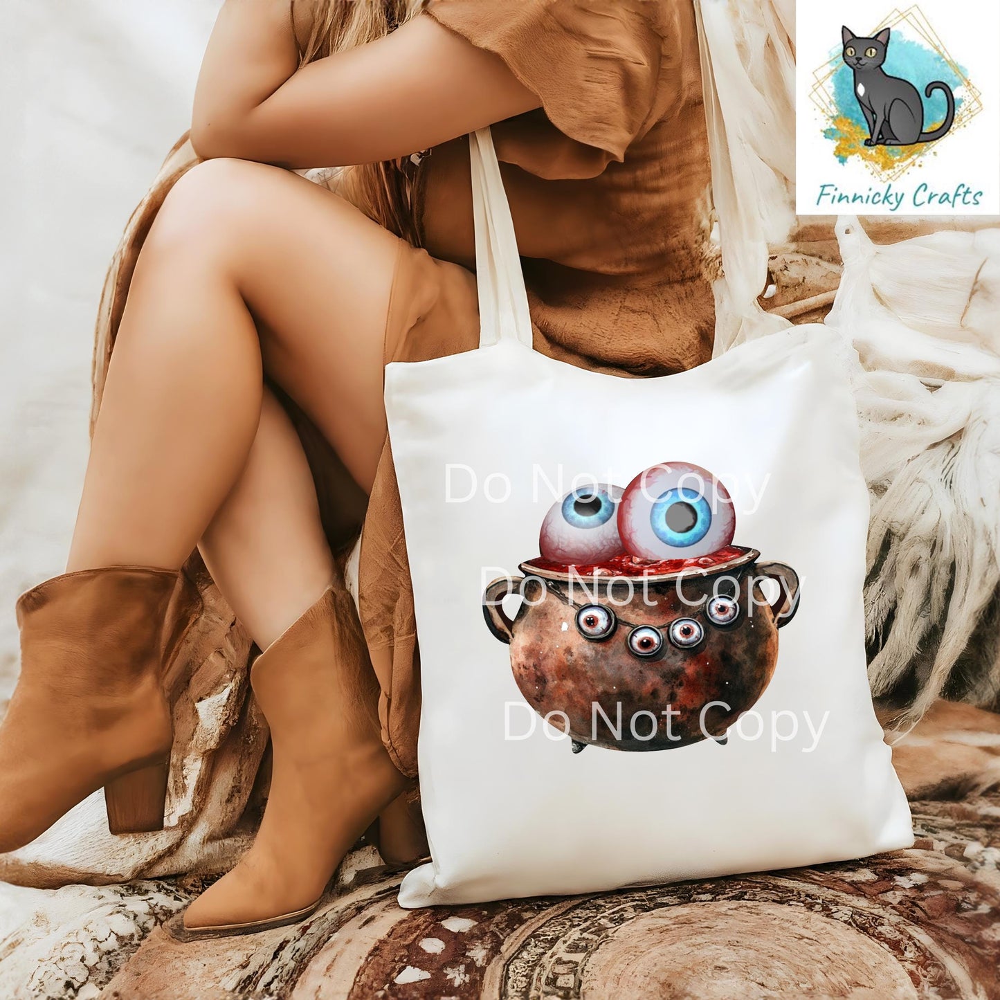 Witch's Cauldron - Eyeballs- Sublimation Designs Wall Door Hanger, Earrings, Decor, Sign, DTF