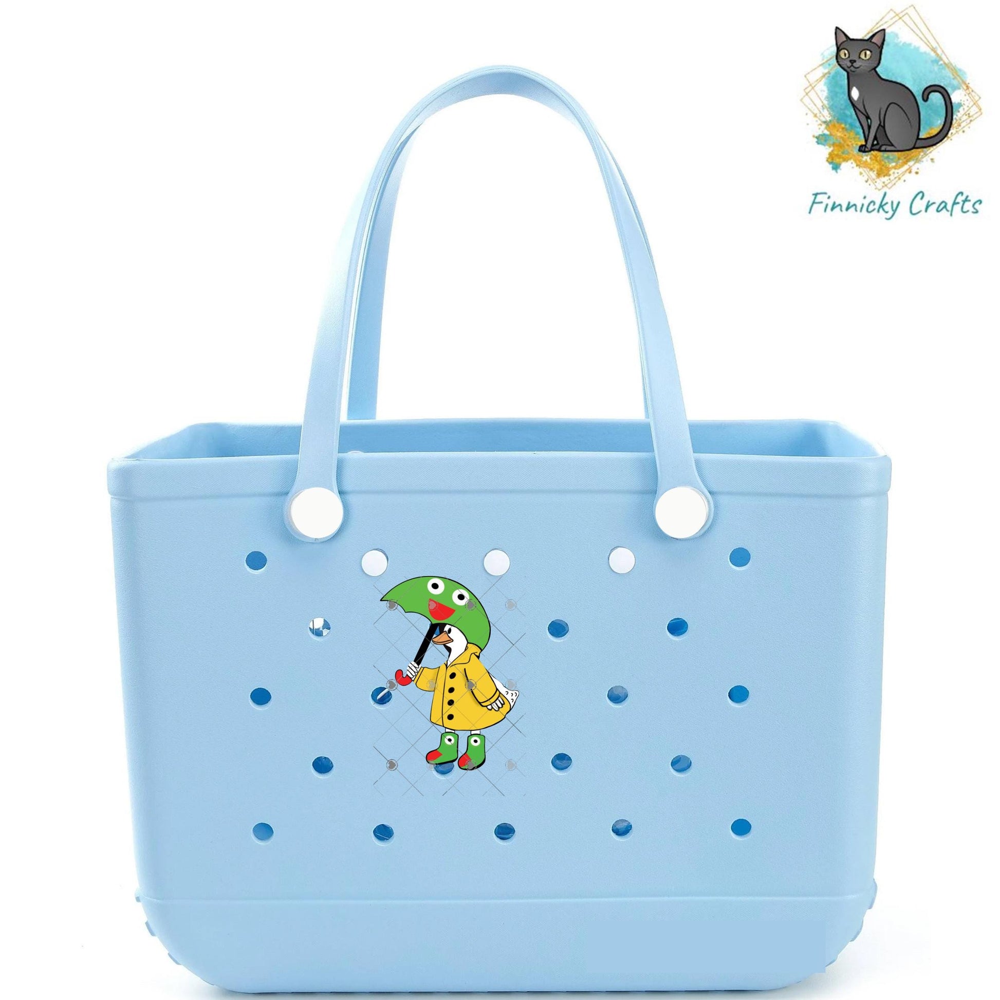 Goose in a frog raincoat, Sublimation, Digital, PNG, DTF, Design, Download Only, earrings, badge reel
