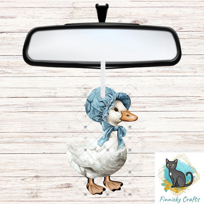 Goose in a bonnet, Sublimation, Digital, PNG, DTF, Design, Download Only, earrings, badge reel