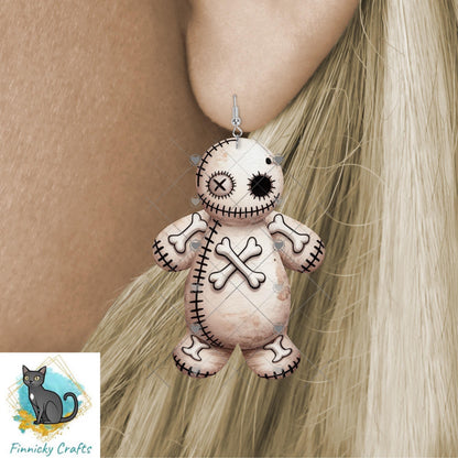 Gingerbread Voo Doo Digital Download- Earrings, Keyrings, Ornaments, Decorations
