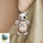 Gingerbread Voo Doo Digital Download- Earrings, Keyrings, Ornaments, Decorations