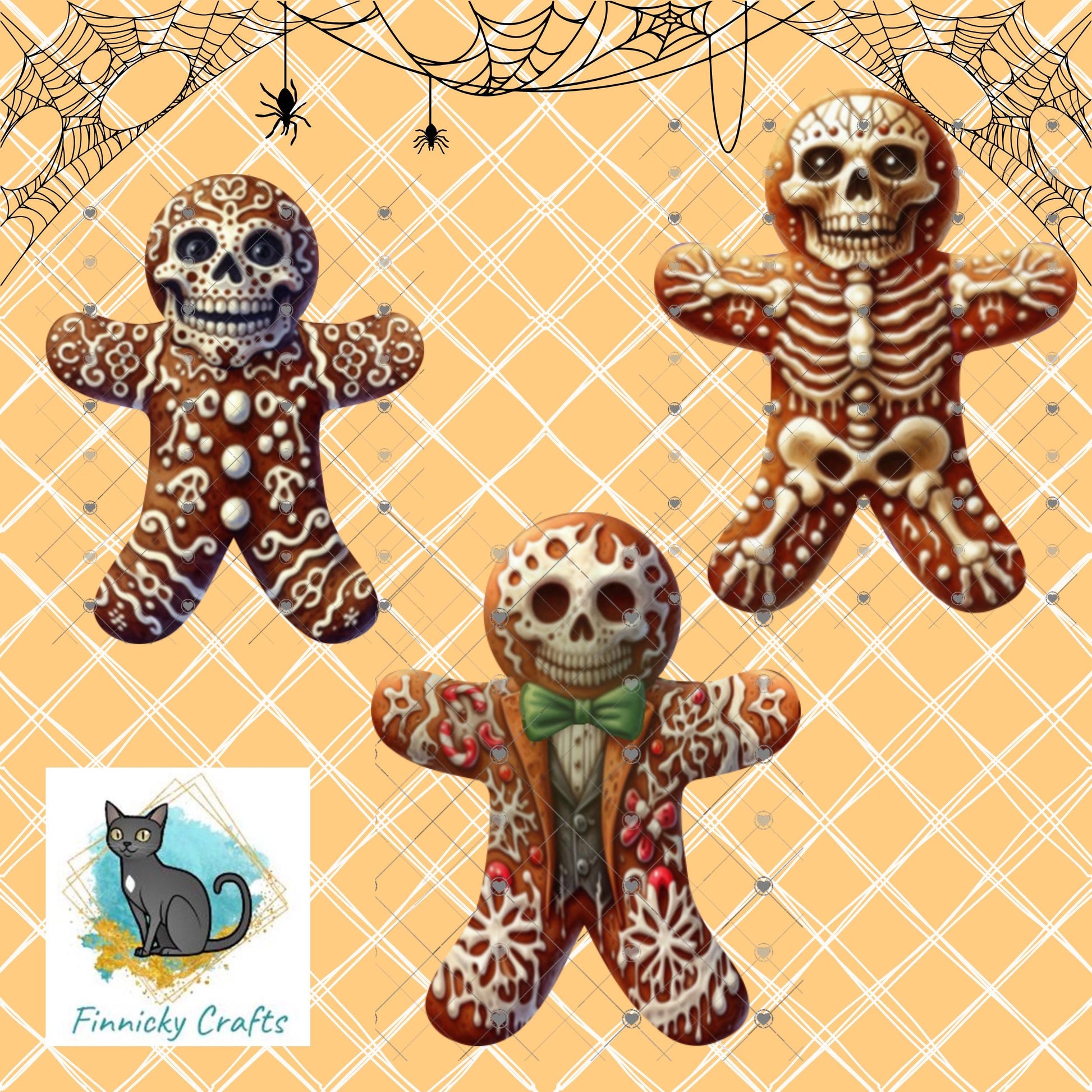 Gingerbread Men Bundle Digital Download- Earrings, Keyrings, Ornaments, Decorations