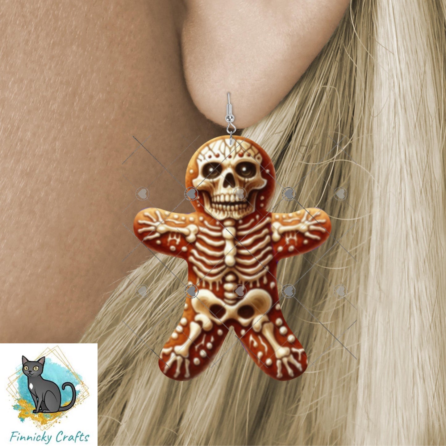 Gingerbread Men Bundle Digital Download- Earrings, Keyrings, Ornaments, Decorations